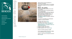 Desktop Screenshot of galeriedeboog.nl